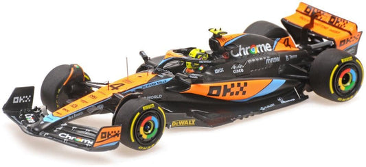 Minichamps 537 235504 McLaren F1 Team MCL60 Lando Norris 2nd Hungarian GP 2023 1/43 PRE ORDER