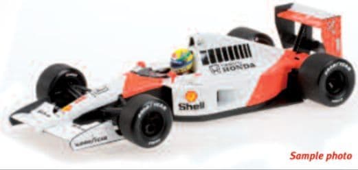 Minichamps 540 914328 McLaren Honda MP4/6 Ayrton Senna W/Jean Alesi Riding Mexico GP 1991 1/43