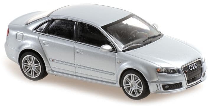 Minichamps 940 014601 Audi RS4 2004 Silver Metallic 1/43 Scale
