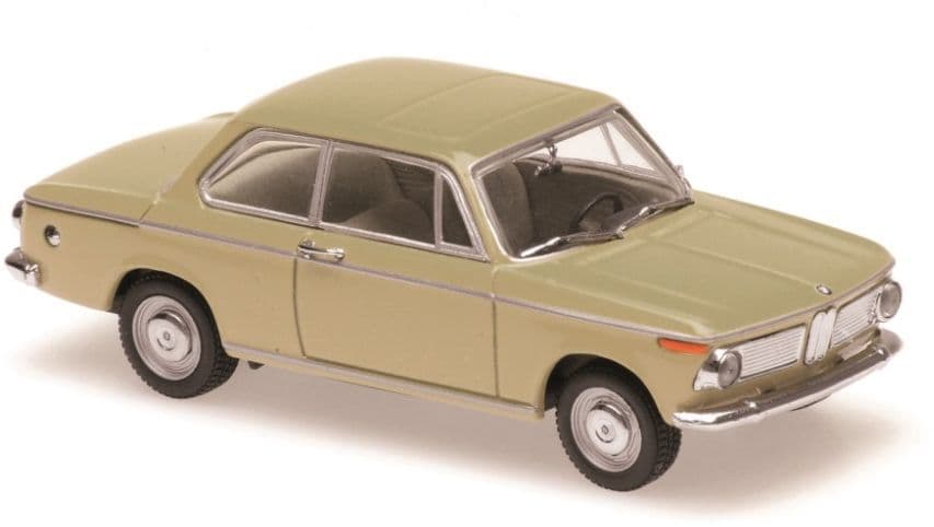 Minichamps 940 022100 BMW 1600 1968 Nevada Beige 1/43 Scale