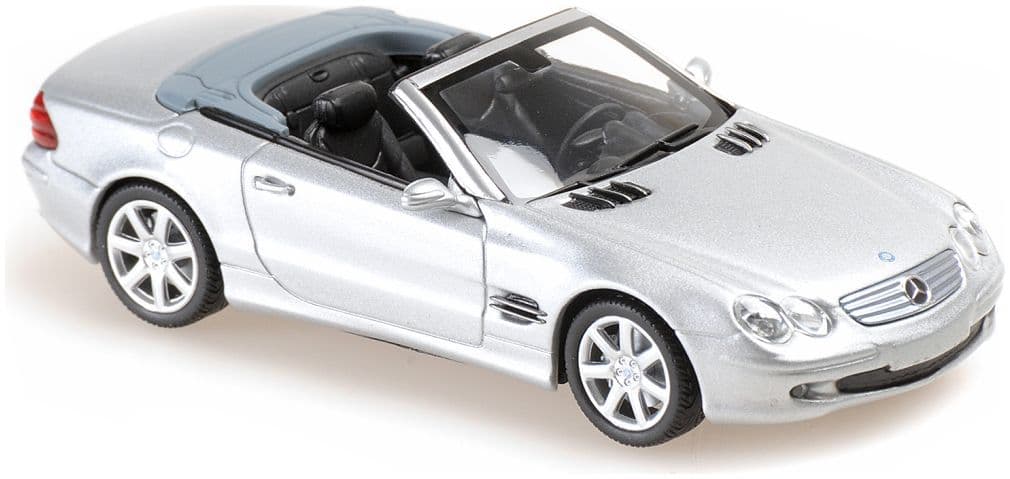 Minichamps 940 031030 Mercedes Benz SL Class (R230) 2001 Silver 1/43 Scale *PRE ORDER £ 37.49*