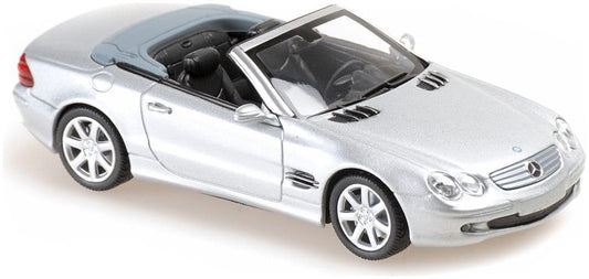 Minichamps 940 031030 Mercedes Benz SL Class (R230) 2001 Silver 1/43 Scale *PRE ORDER £ 37.49*