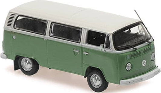 Minichamps 940 053000 VW T2 Bus 1972 White/Green 1/43 Scale *PRE ORDER £ 38.33*