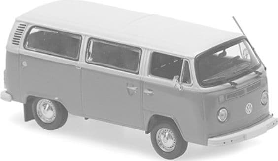 Minichamps 940 053001 VW T2 Bus 1972 Beige/Brown 1/43 Scale