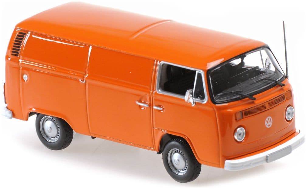 Minichamps 940 053064 VW T2 Delivery Van 1972 Orange 1/43 Scale *PRE ORDER £ 38.33*