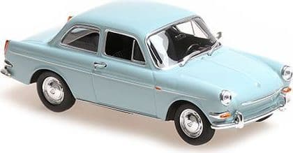 Minichamps 940 055300 VW 1600 1966 Light Blue 1/43 Scale