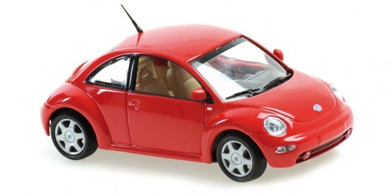 Minichamps 940 058001 Volkswagen New Beetle 1998 Red 1/43 Scale *PRE ORDER £ 37.49*