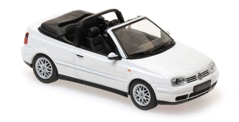 Minichamps 940 058330 VW Golf 4 Cabriolet 1998 White 1/43 Scale