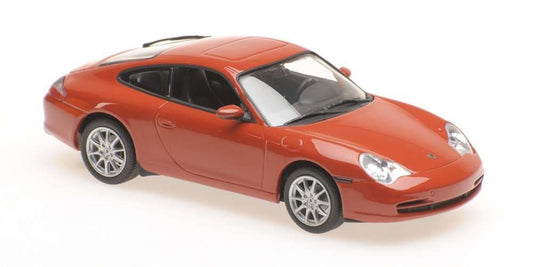 Minichamps 940 061021 Porsche 911 Coupe 2001, Orange Red Metall 1/43 Scale