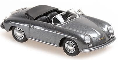 Minichamps 940 065530 Porsche 356 A Speedster 1956 Grey Metallic 1/43 Scale