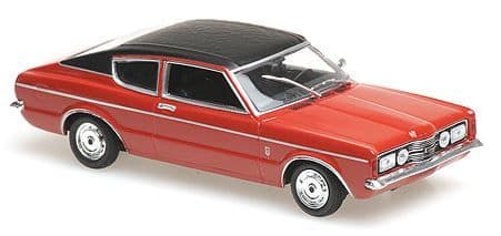 Minichamps 940 081321 Ford Taunus Coupe 1970 Red 1/43 Scale