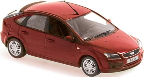 Minichamps 940 084001 Ford Focus 2004 Dark Red Metallic 1/43 Scale