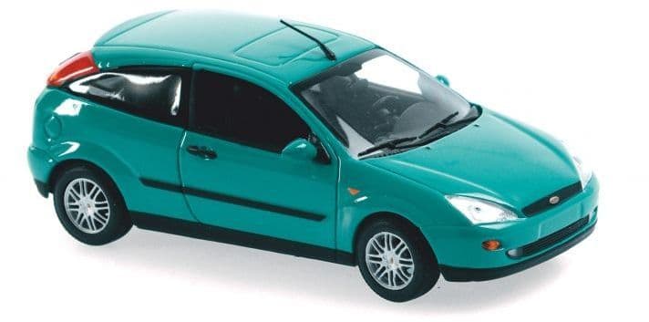Minichamps 940 087001 Ford Focus 2-Door 1998 Green Metallic 1/43 Scale
