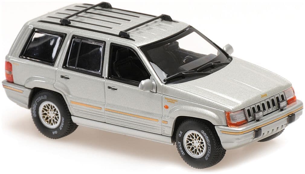 Minichamps 940 149661 Jeep Grand Cherokee 1995 Silver 1/43 Scale *PRE ORDER £ 37.49*