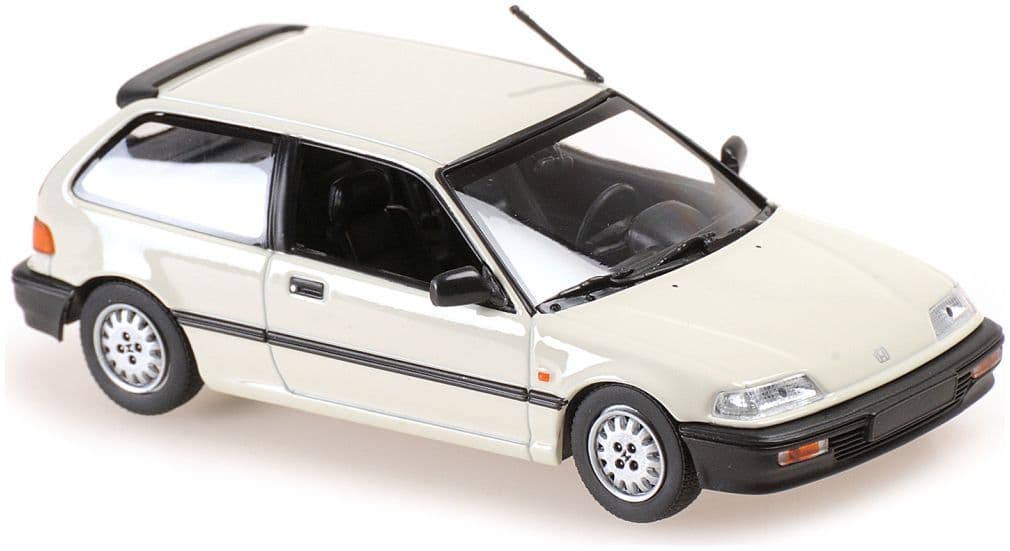 Minichamps 940 161500 Honda Civic 1990 White 1/43 Scale *PRE ORDER £ 37.49*