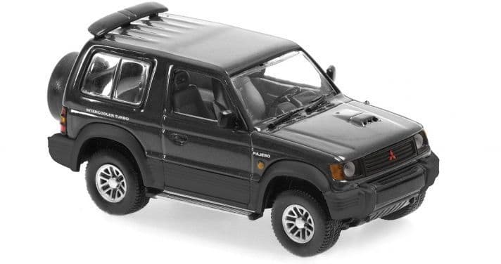 Minichamps 940 163370 Mitsubishi Pajero SWB 1991 Black 1/43 Scale *PRE ORDER £ 37.49*