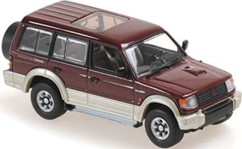 Minichamps 940 163470 Mitsubishi Pajero LWB 1991 Dark Red Metallic 1/43 Scale PRE ORDER £ 38.33