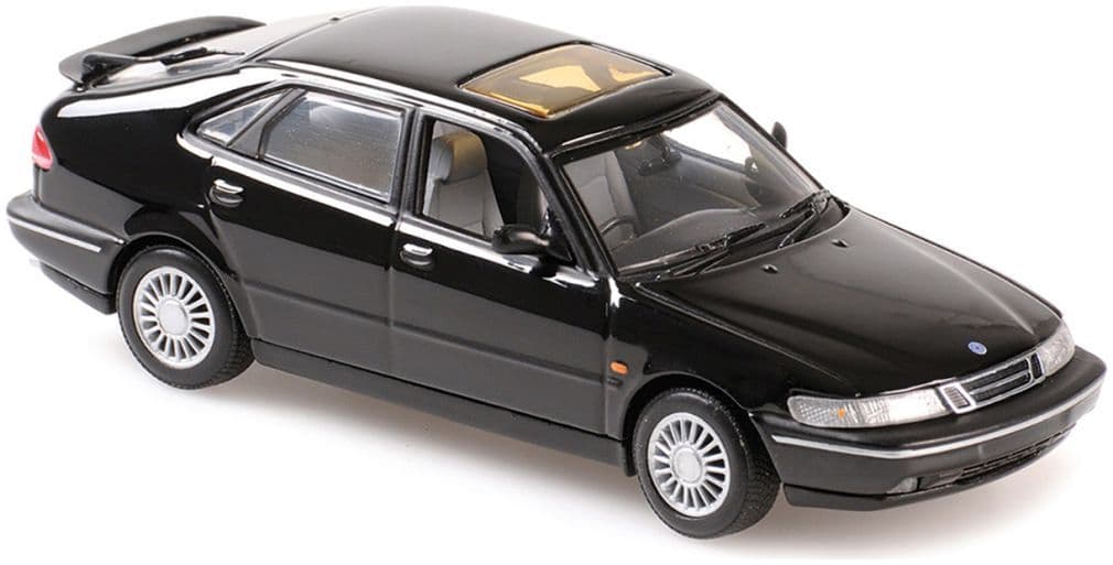 Minichamps 940 170501 Saab 900 Saloon 4-Door Black 1995 1/43 Scale *PRE ORDER £ 37.49*