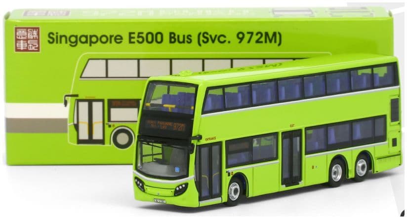 Model 1 120SGB1015 Singapore Bus ADL Enviro500MMC 12m SG5700T rt. 972M Bukit Panjang INT/LRT 1:120 Scale