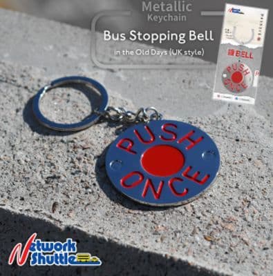 Model 1 33301M Bus Stopping Bell Keyring (UK Style) *LAST FEW*