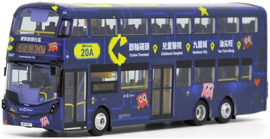 Model 1 63631 Citybus Volvo B8L 12m (20A Route Branding) 8807 rt. 20A Tsim Sha Tsui - LAST FEW