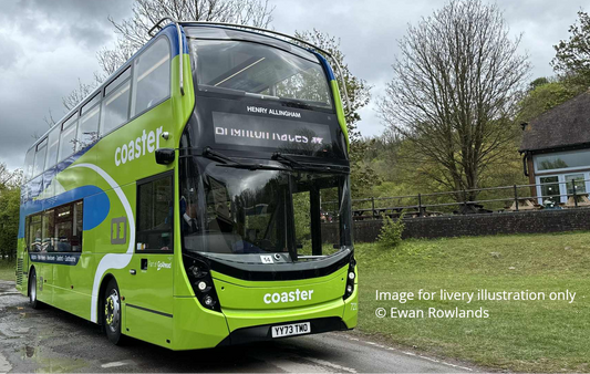 Northcord UKBUS6543 ADL E400MMC Brighton & Hove Coaster (712 – YY73 TLF) - PRE ORDER £53.50