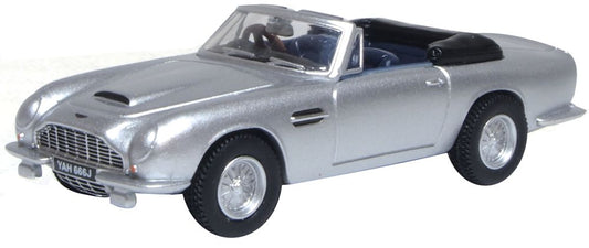 Oxford 76DB6002 Aston Martin DB6 MkII Volante Silver Birch 1/76 Scale (OO) *PRE ORDER £10.45*