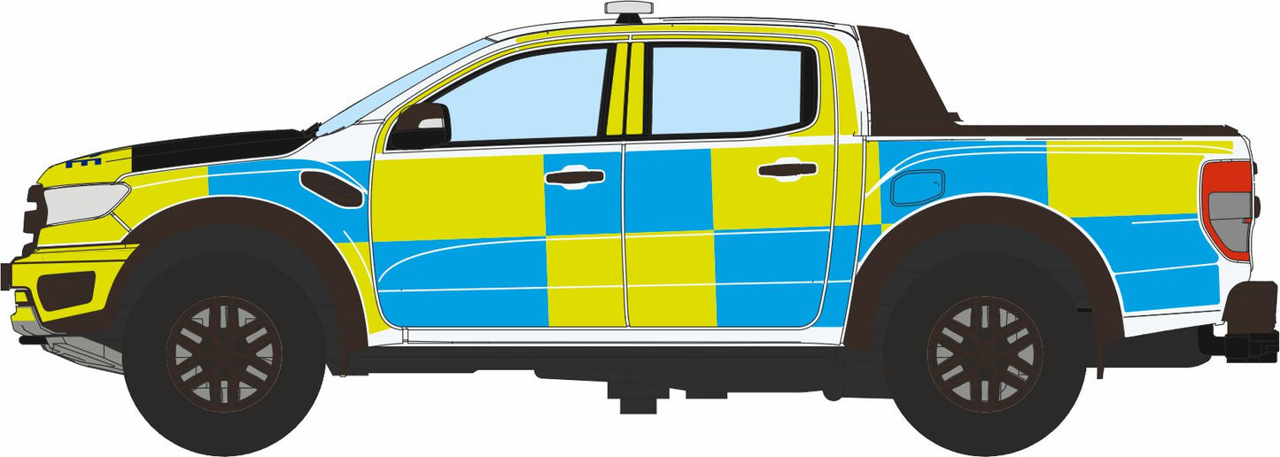 Oxford 76FR006 Ford Ranger Raptor South Wales Police 1/76 Scale (OO) *PRE ORDER £12.95*