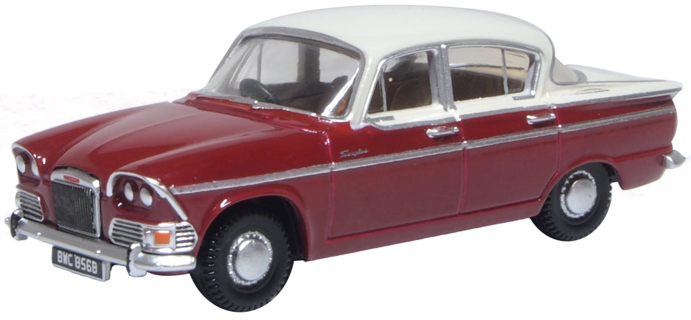 Oxford 76HS002 Humber Sceptre Mk1 Pippin Red/Pearl Grey 1/76 Scale (OO) *PRE ORDER £9.95*