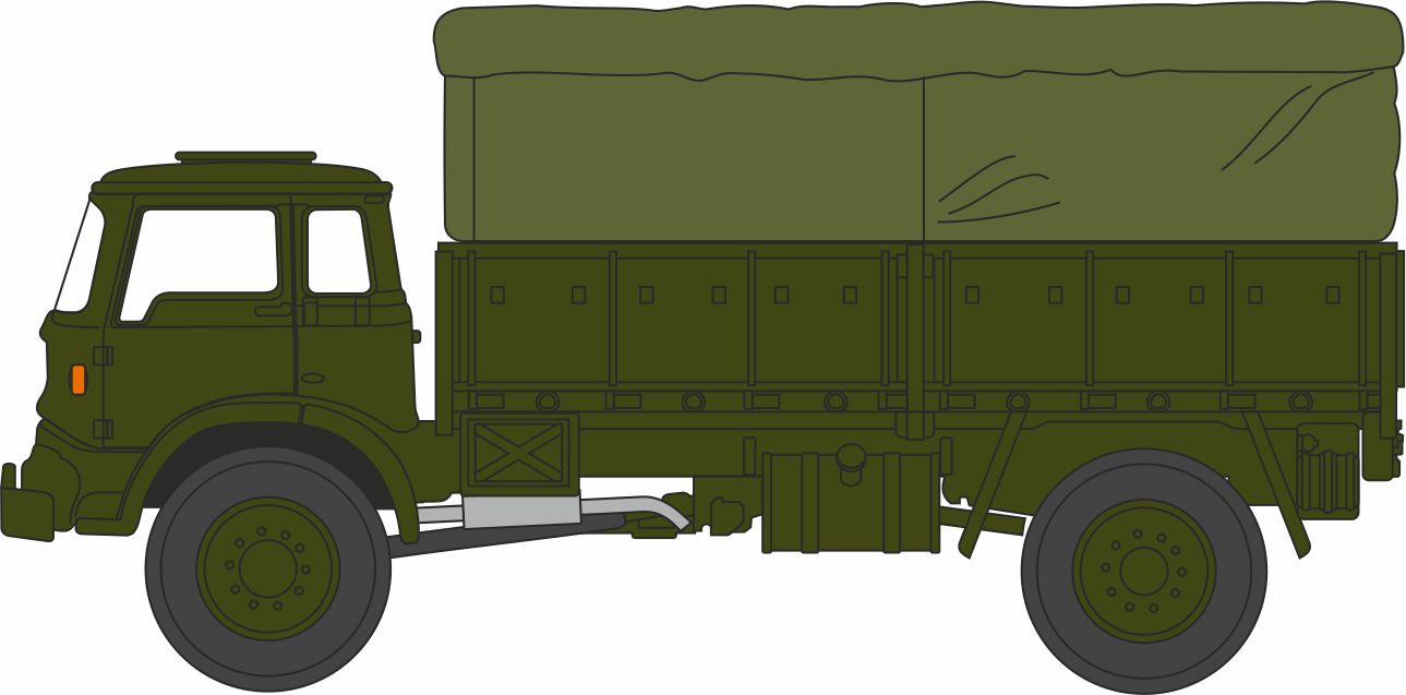 Oxford 76MK002 Bedford MK 12 Reg Royal Corps of Transport British Army 1/76 Scale (OO) *PRE ORDER £21.95*