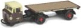 Oxford 120MH003 Scammell Mechanical Horse Flat Trailer GWR 1/120 Scale