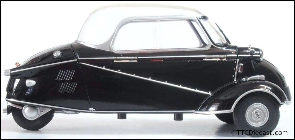 Oxford 18MBC007 Messerschmitt KR200 Bubble Top Black 1:18 Scale