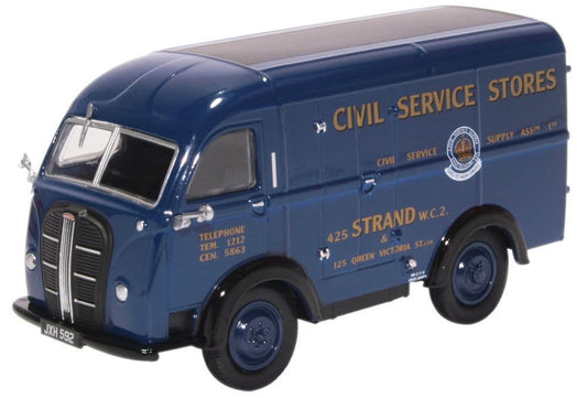 Oxford 43AK017 Austin Threeway Van Civil Service Stores - 1/43 Scale