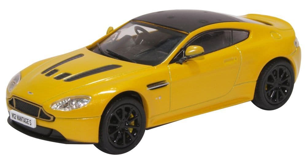 Oxford 43AMVT003 Aston Martin Vantage S Sunburst Yellow - 1/43 Scale LAST FEW