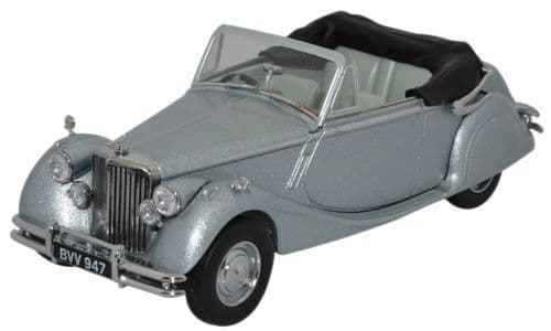 Oxford 43JAG5001 Jaguar MkV DHC Open - Opalescent Silver - 1/43 Scale