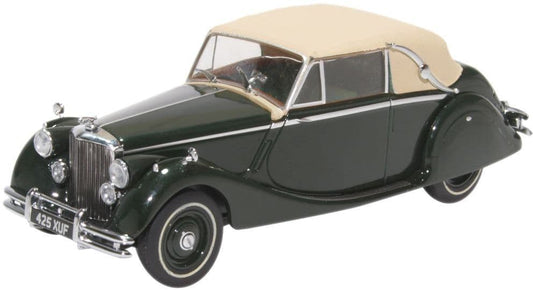 Oxford 43JAG5002 Jaguar MkV DHC Closed British Racing Green - 1/43 Scale