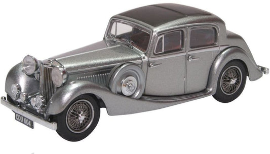 Oxford 43JSS007 Jaguar 2.5 Litre - SS Jaguar Gunmetal - 1/43 Scale