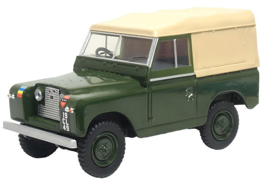 Oxford 43LR2S006 Land Rover Series II SWB Canvas REME 1/43 Scale