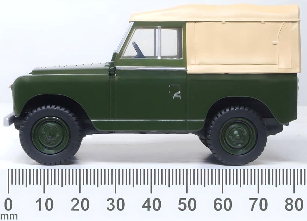 Oxford 43LR2S006 Land Rover Series II SWB Canvas REME 1/43 Scale
