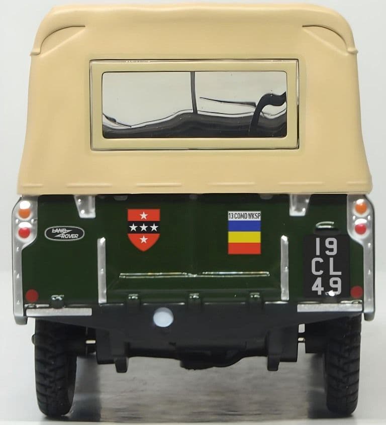 Oxford 43LR2S006 Land Rover Series II SWB Canvas REME 1/43 Scale