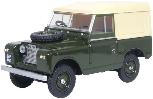 Oxford 43LR2S008 Land Rover Series II SWB Canvas Bronze Green 1/43 Scale - PRE ORDER £17.96