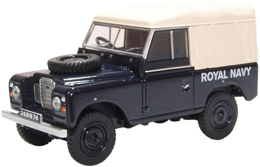 Oxford 43LR3S004 Land Rover Series III SWB Canvas Royal - 1/43 Scale - LAST FEW