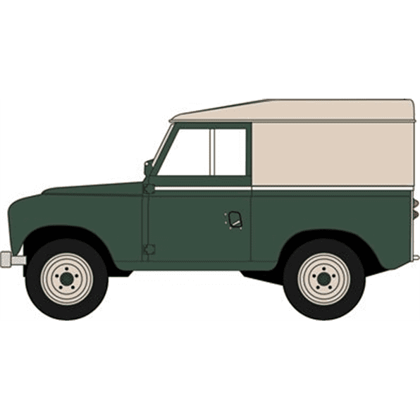 Oxford 43LR3S005 Land Rover Series III SWB Hard Top Bronze 1:43 Scale