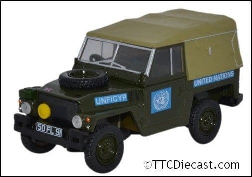 Oxford 43LRL001 Land Rover 1/2 Ton Lightweight - UN - 1/43 Scale