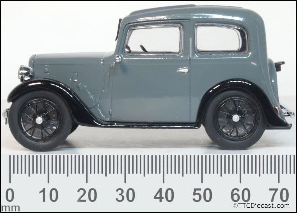 Oxford 43RUB005 Austin Ruby Ash Grey 1:43 Scale