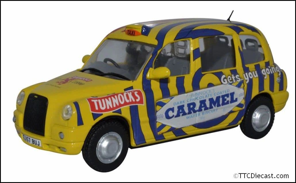 Oxford 43TX4009 TX4 Taxi Tunnocks 1:43 Scale