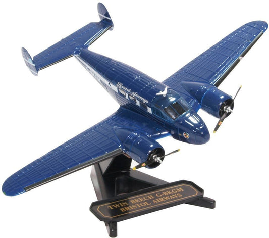 Oxford 72BE001 Twin Beech G-BKGM - Bristol Airways - 1/72 Scale