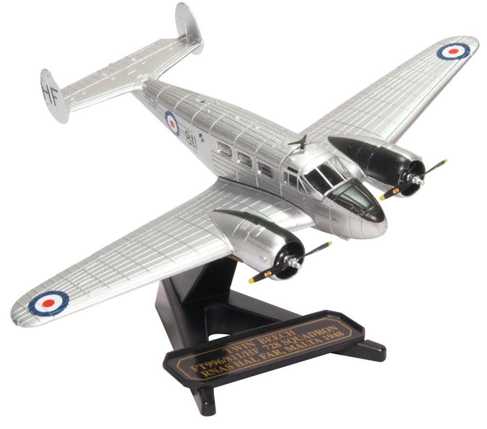 Oxford 72BE002 Twin Beech - FT996-811-HF 728 Squadron RNA - 1/72 Scale