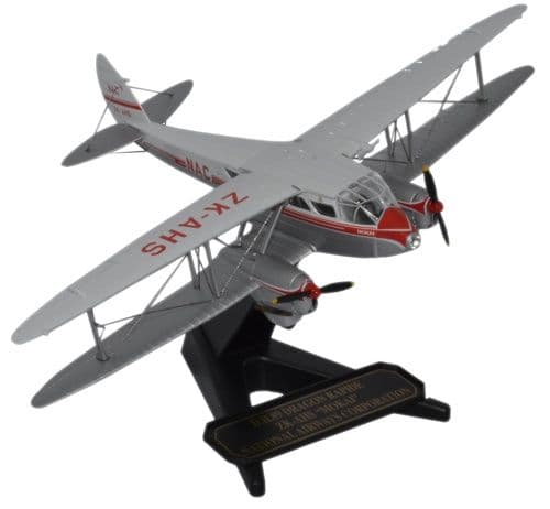 Oxford 72DR011 DH Dragon Rapide ZK-AHS -Mokai- NAC - 1/72 Scale