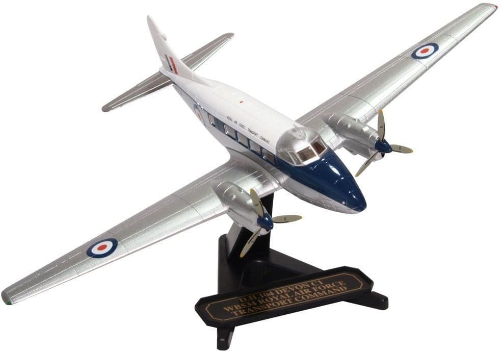 Oxford 72DV005 DH104 Devon WB534 RAF Transport Command - 1/72 Scale